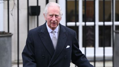 King Charles leaving hospital in London