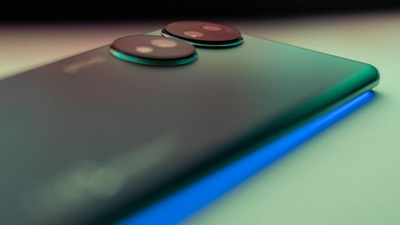 A photograph of the Honor 70's rear camera