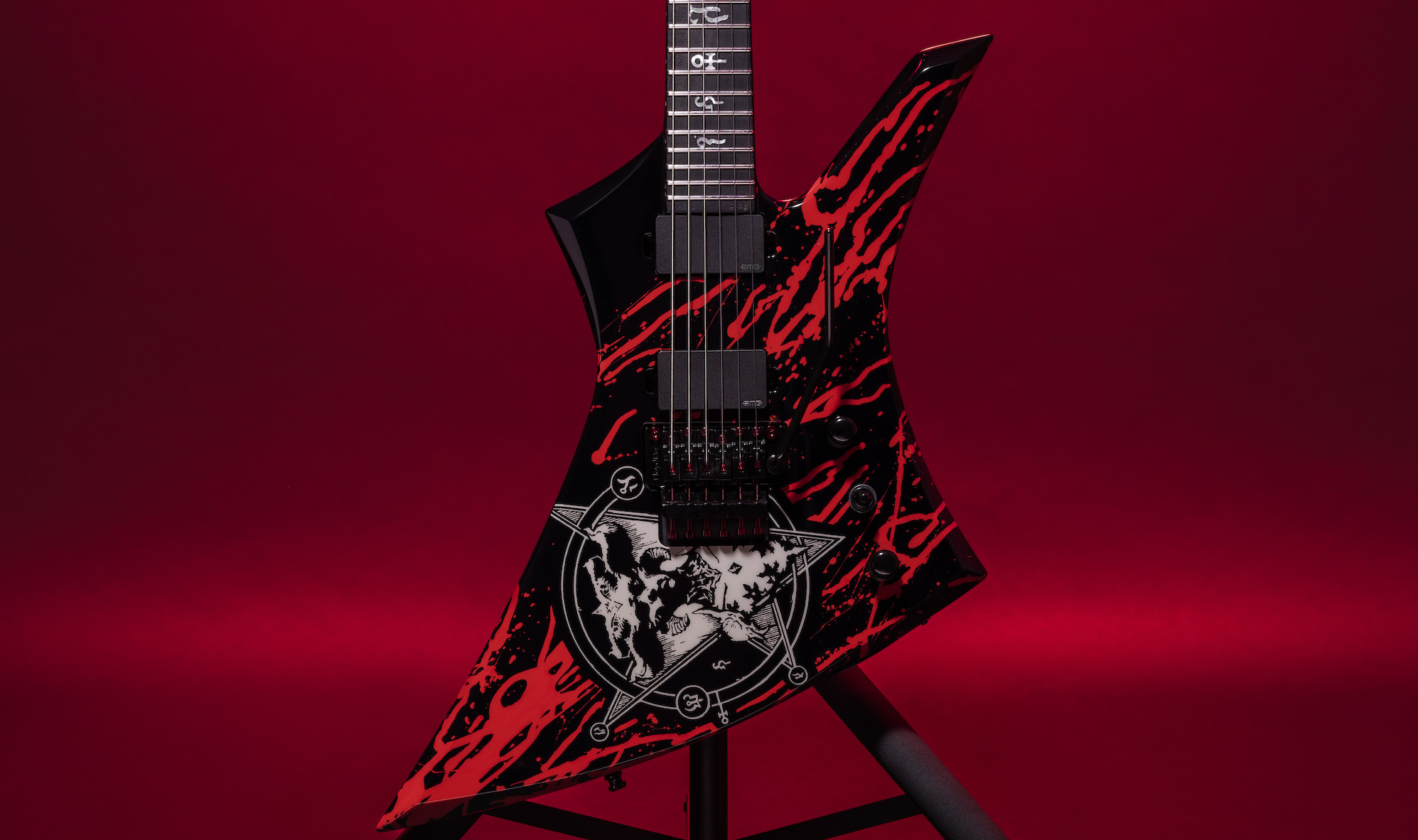 Jackson's new custom Diablo IV Kelly model