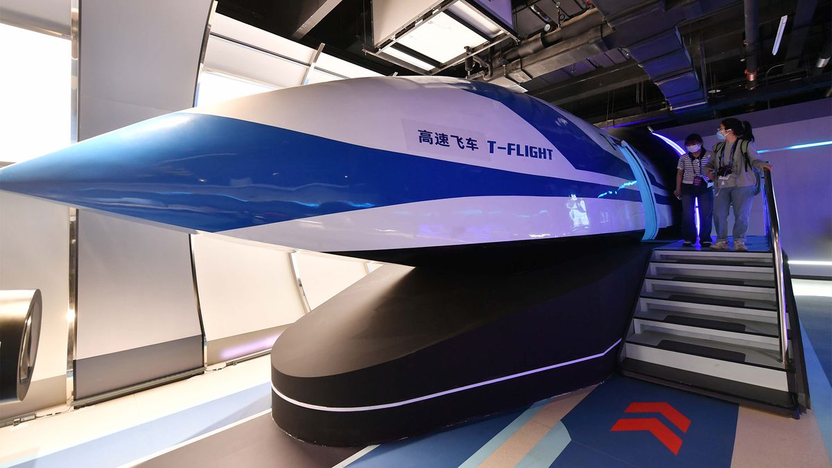 Record-smashing Chinese maglev hyperloop train hits 387 mph and could someday outpace a plane