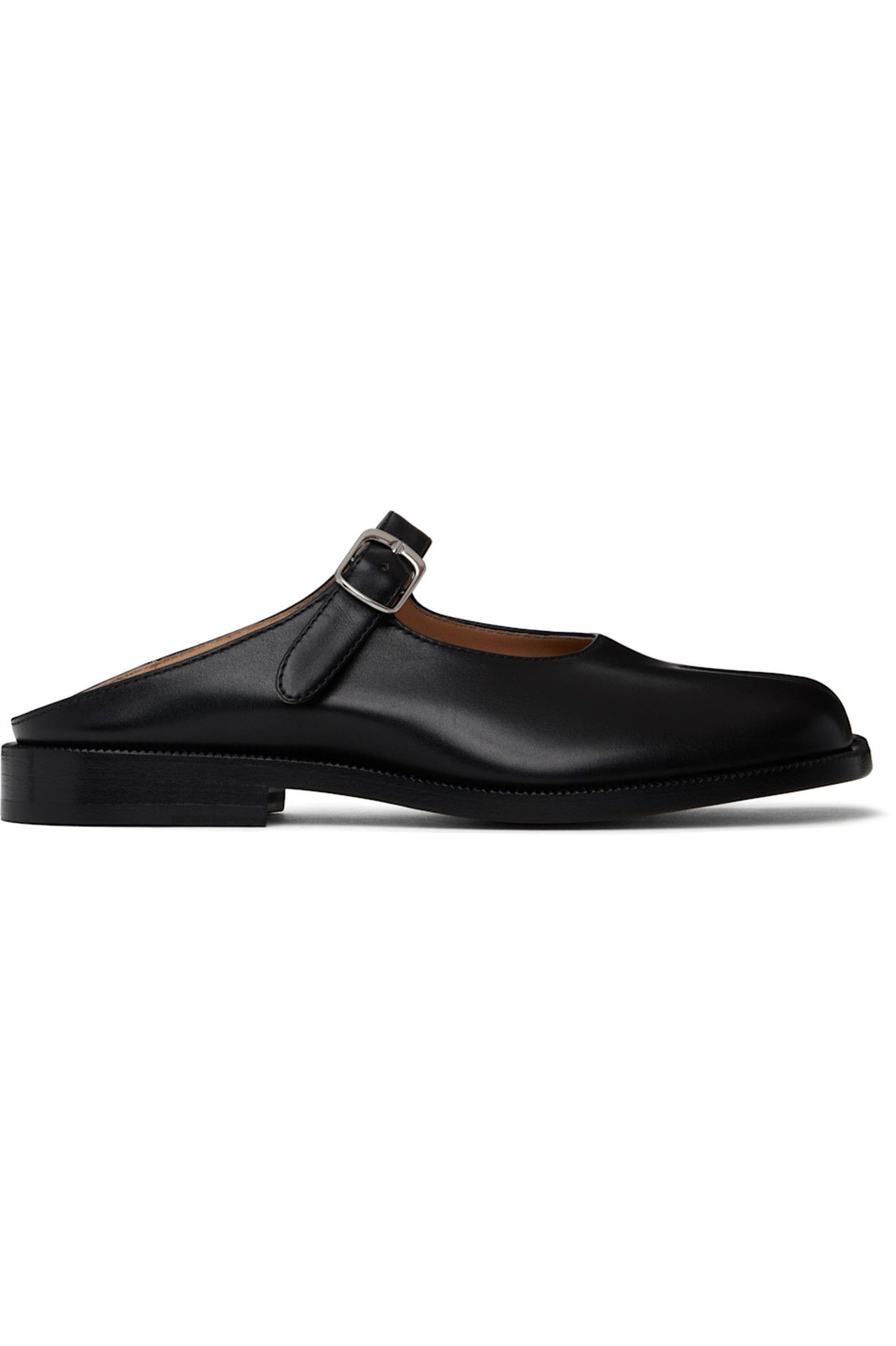 Maison Margiela, Black Tabi City Mary-Jane Mules