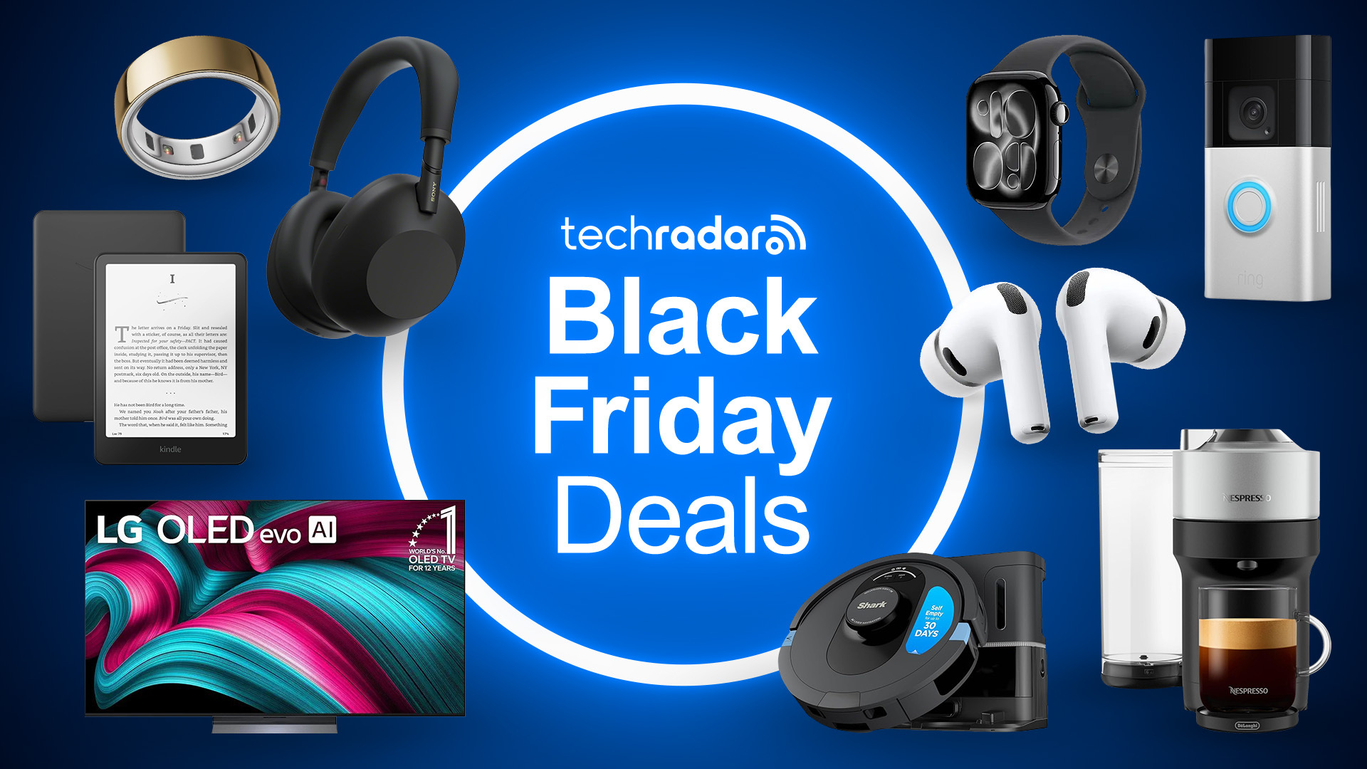 Collage of tech deals from this year&#039;s Black Friday sales