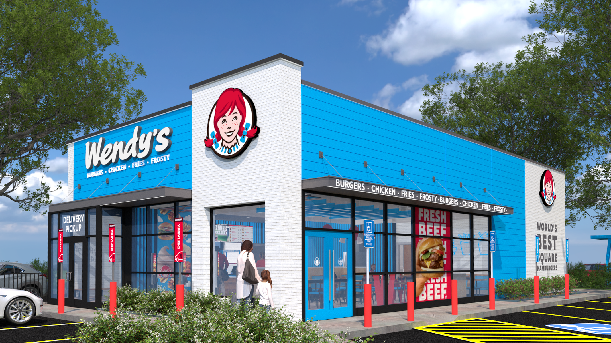 Wendy's blue restaurant
