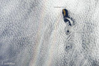 Double Rainbow From Space