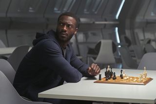 Craft (Aldis Hodge) is alone on the USS Discovery in the "Star Trek" short "Calypso."