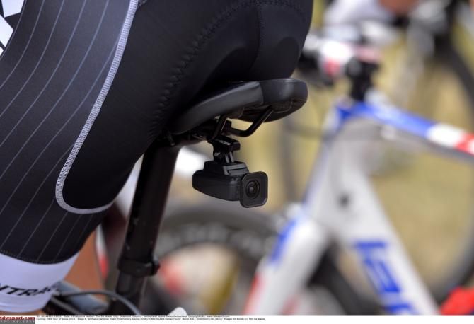One of the camera's being used this week on Fabian Cancellara's bike