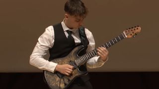 High schooler Steve Vai cover