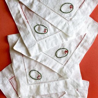 Olive Cocktail Napkins