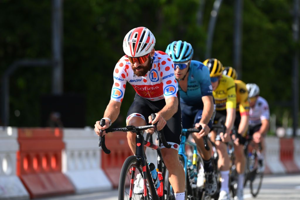 Simon Geschke leads the Tour de France Singapore Criterium
