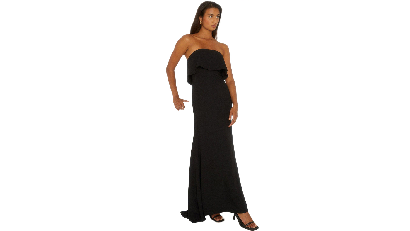 Oasis Premium Crepe Bandeau Dress