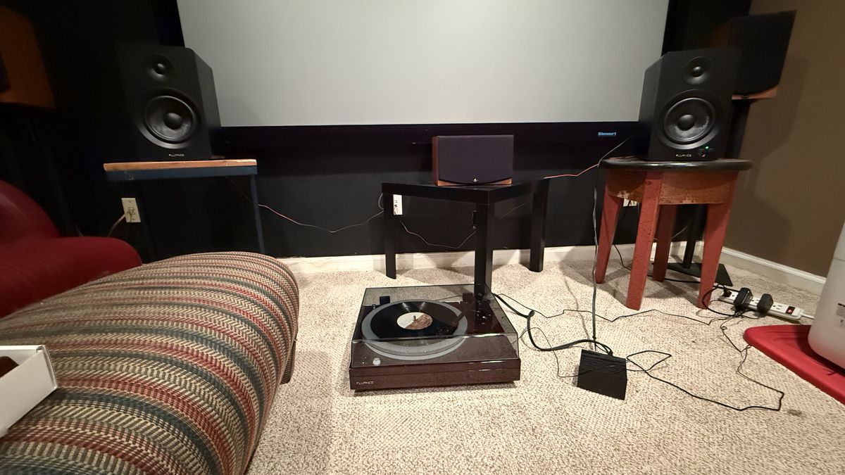 The Fluance RT87 being used in a somewhat treated room.
