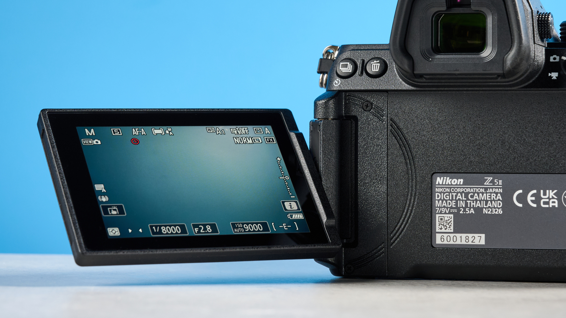The Nikon Z5II flip out screen