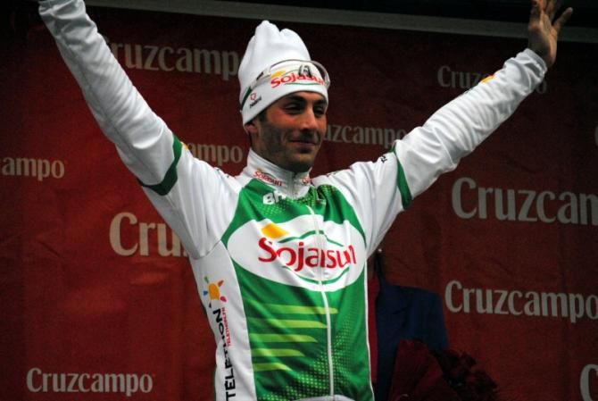 Jonathan Hivert (Sojasun) celebrates his second stage win in Ruta del Sol
