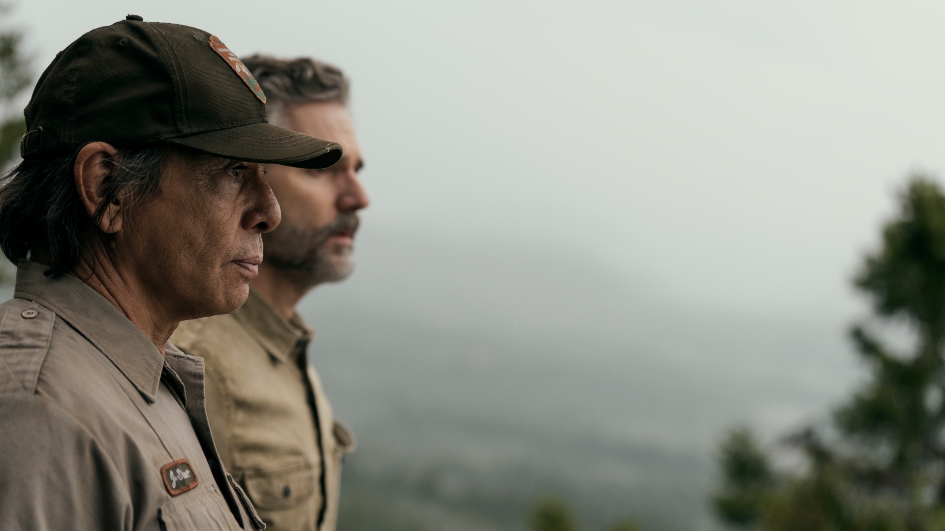 Stewart and Kyle look over the mountains in Untamed