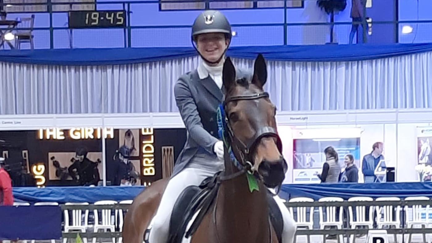 Hayley Ford and Crimson Gold at the Area Festival Championships