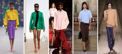 ss26 workwear trends: Valentino, Loewe, Chanel, Tory Burch, Chloé