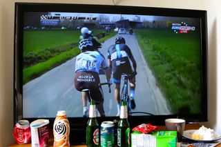 cycling on tv