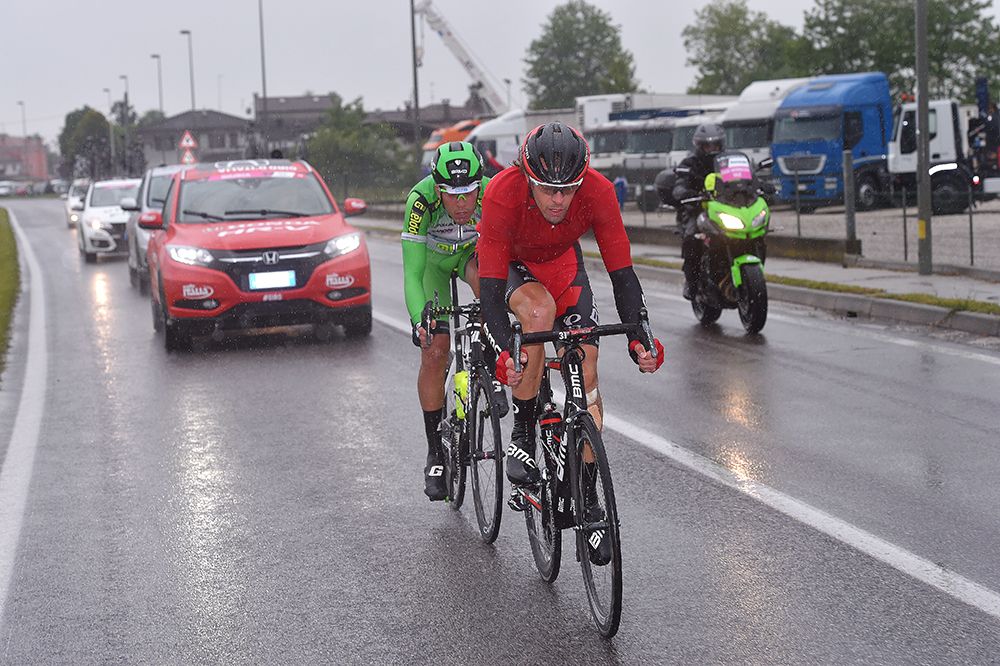 Daniel Oss (BMC) and Mirco Maestri (Bardiani)