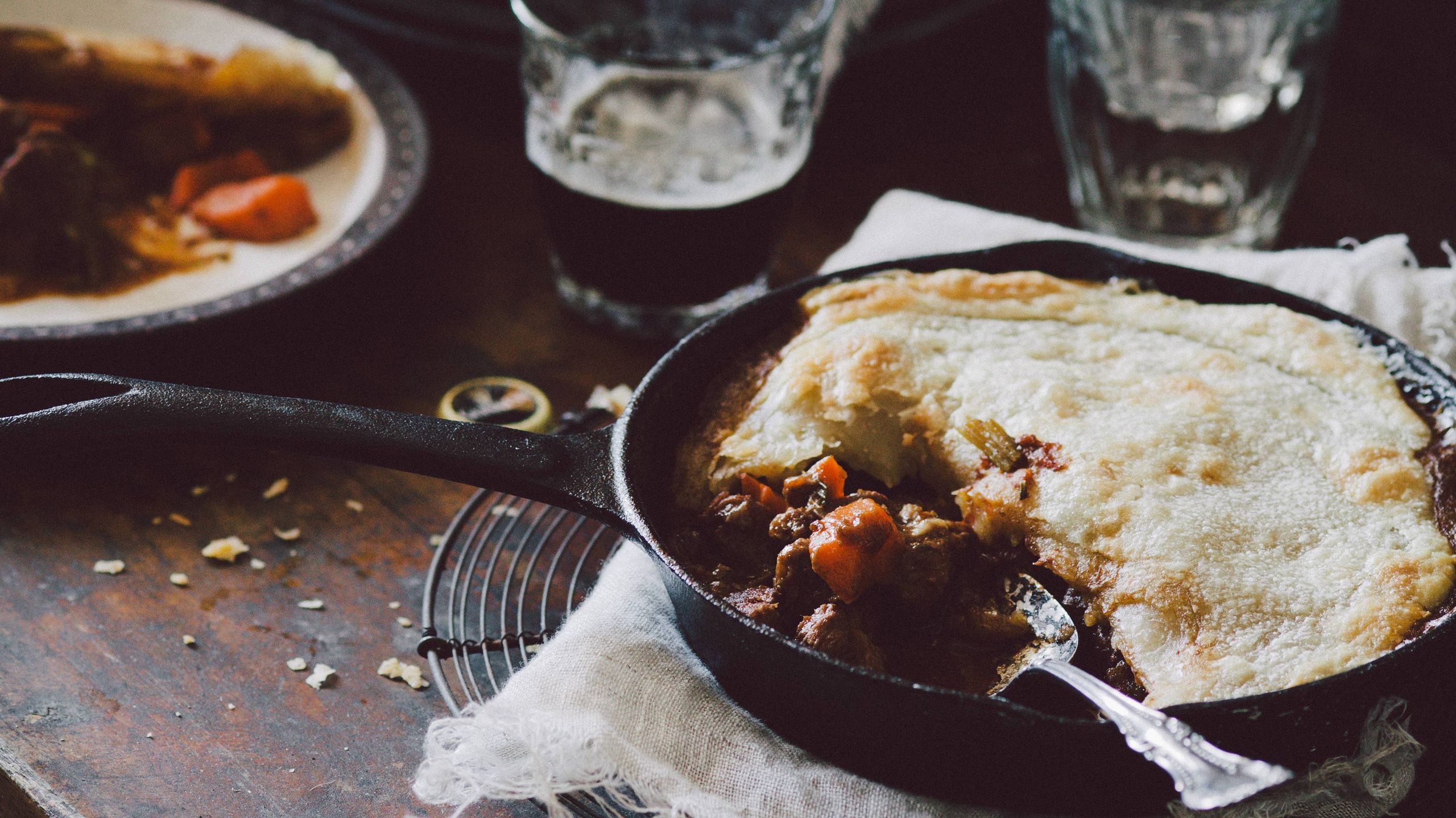Beef and Guinness pie recipe