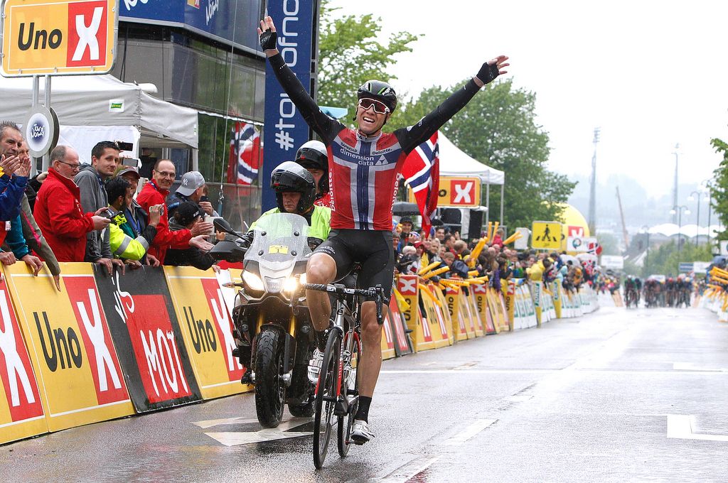 Back-to-back wins for Edvald Boasson Hagen (Dimension Data)