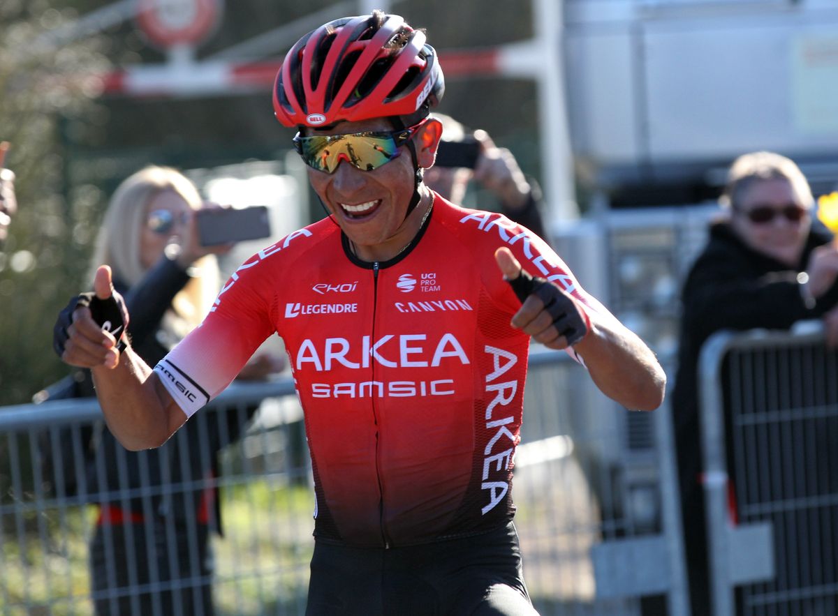 Tour Cycliste International du Var et des Alpes Maritimes 2020 - 52nd Edition - 2nd stage Pegomas - Col d&#039; Eze 175,7 km - 22/02/2020 - Nairo Quintana (COL - Team Arkea Samsic) - photo Etienne Garnier/BettiniPhotoÂ©2020