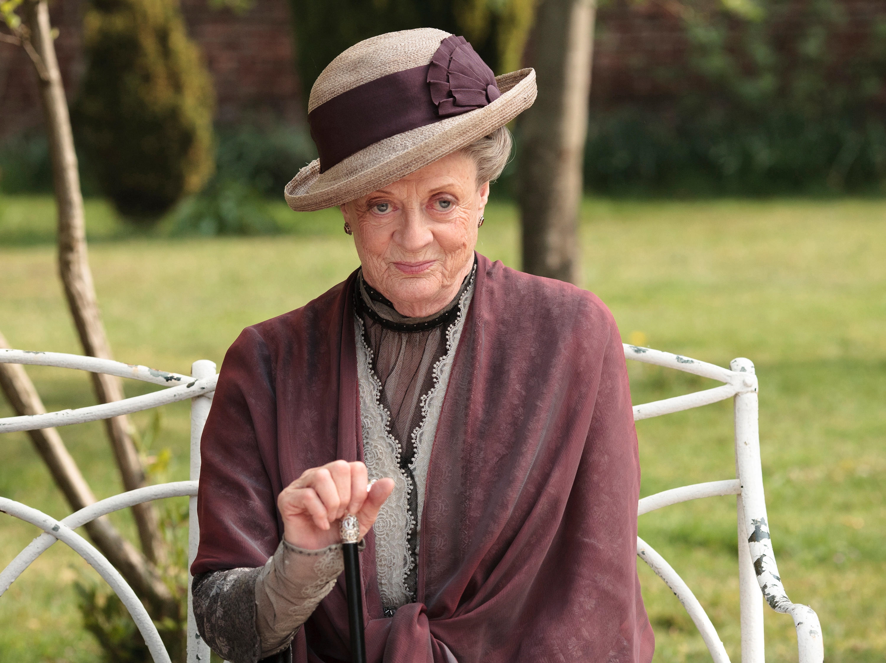 TV tonight Maggie as Violet Crawley in Downton Abbey