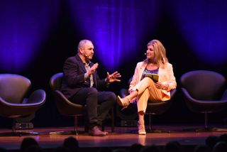 Alan Fletcher with wife Jennifer Hanson