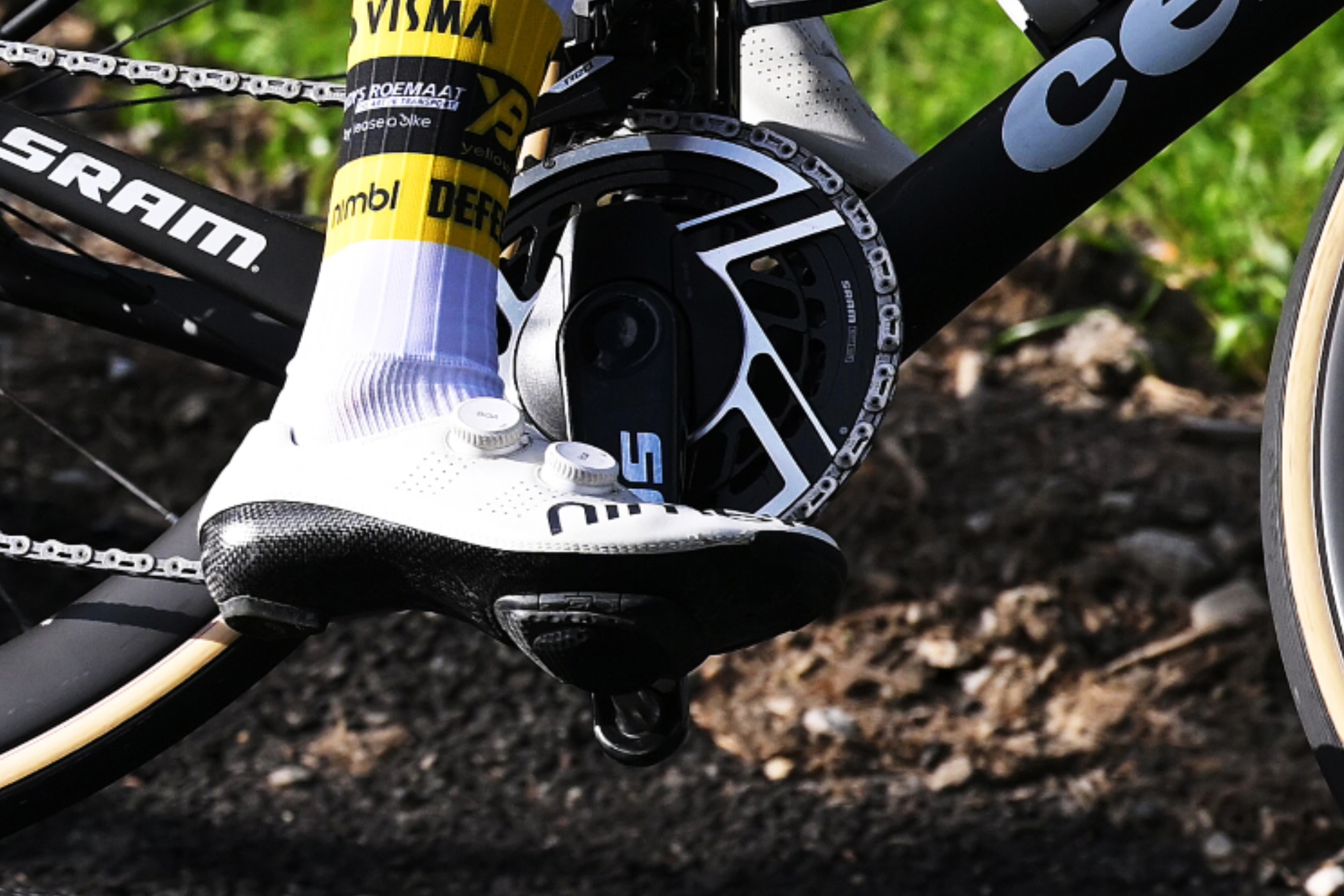Wahoo Speedplay pedals used by Visma Lease a Bike riders