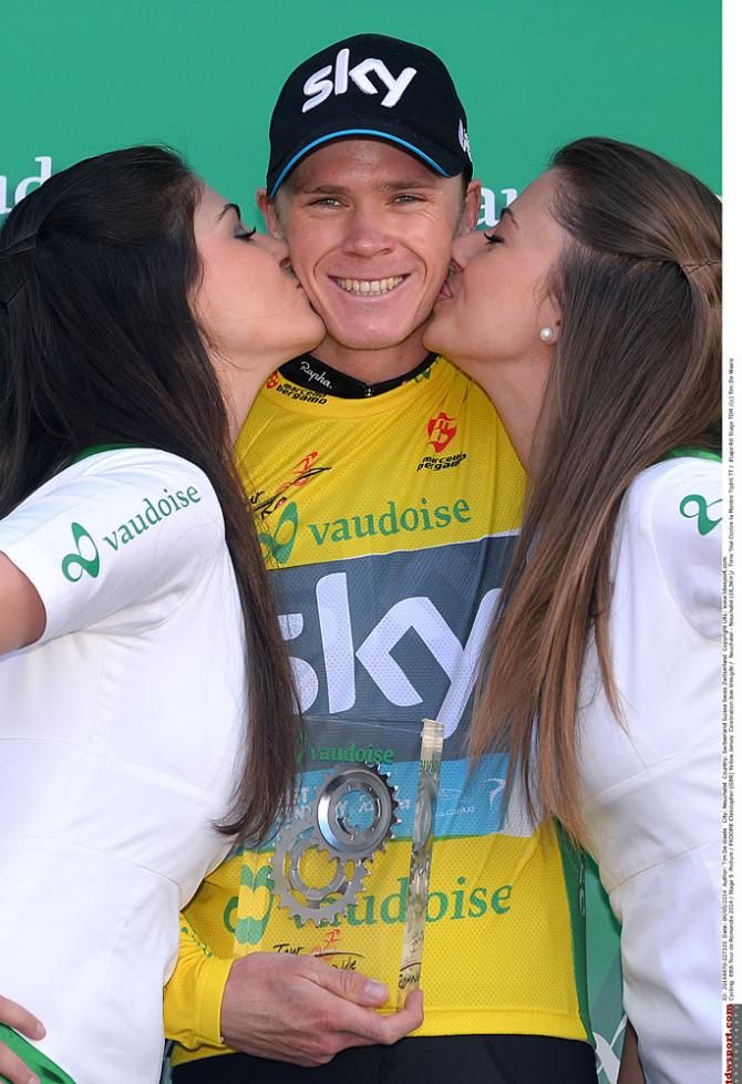 Overall winner Chris Froome