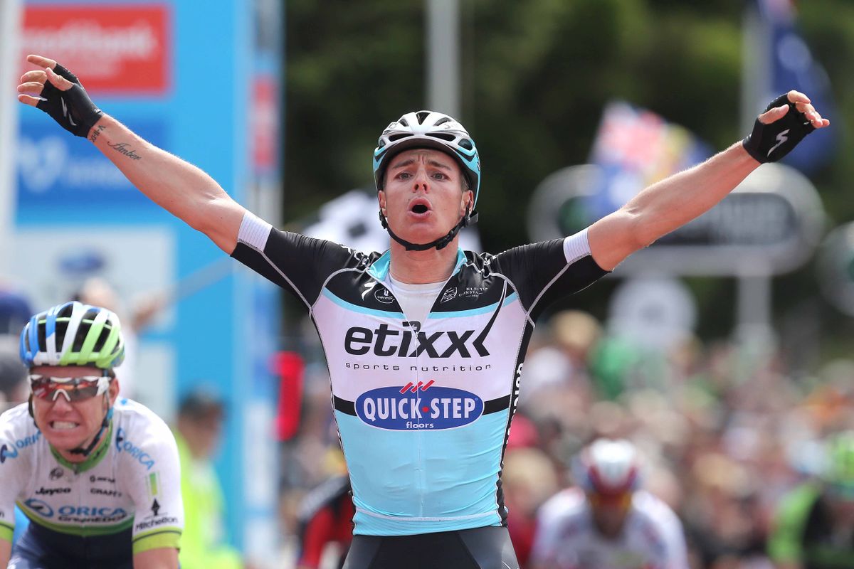 Gianni Meersman (Etixx-Quick Step) claims his first win of 2015