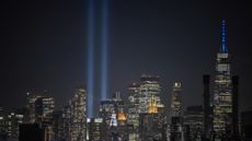 A view of the 'Tribute in Light' memorial in New York City 