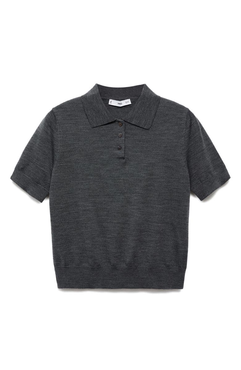 MANGO Selection Wool Sweater Polo