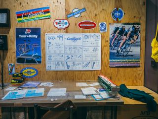 Inside the museum at Specialized HQ