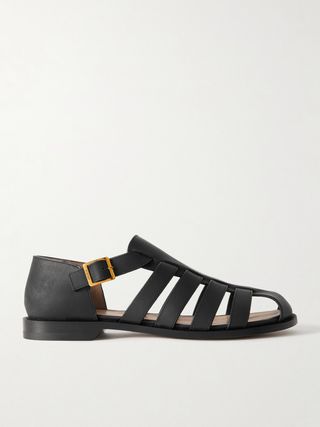 Campo Cutout Leather Sandals