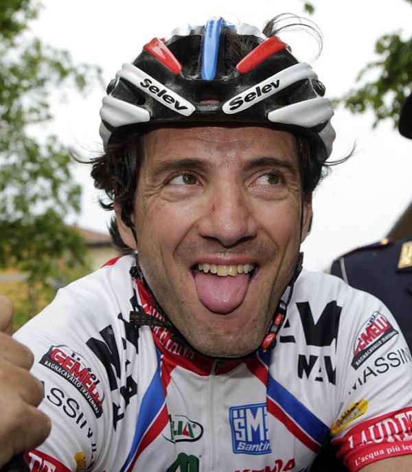 A happy Alessandro Bertolini (Androni Giocattoli) won stage three.