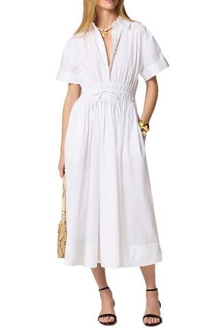 Elena Shirtdress in Cotton Poplin