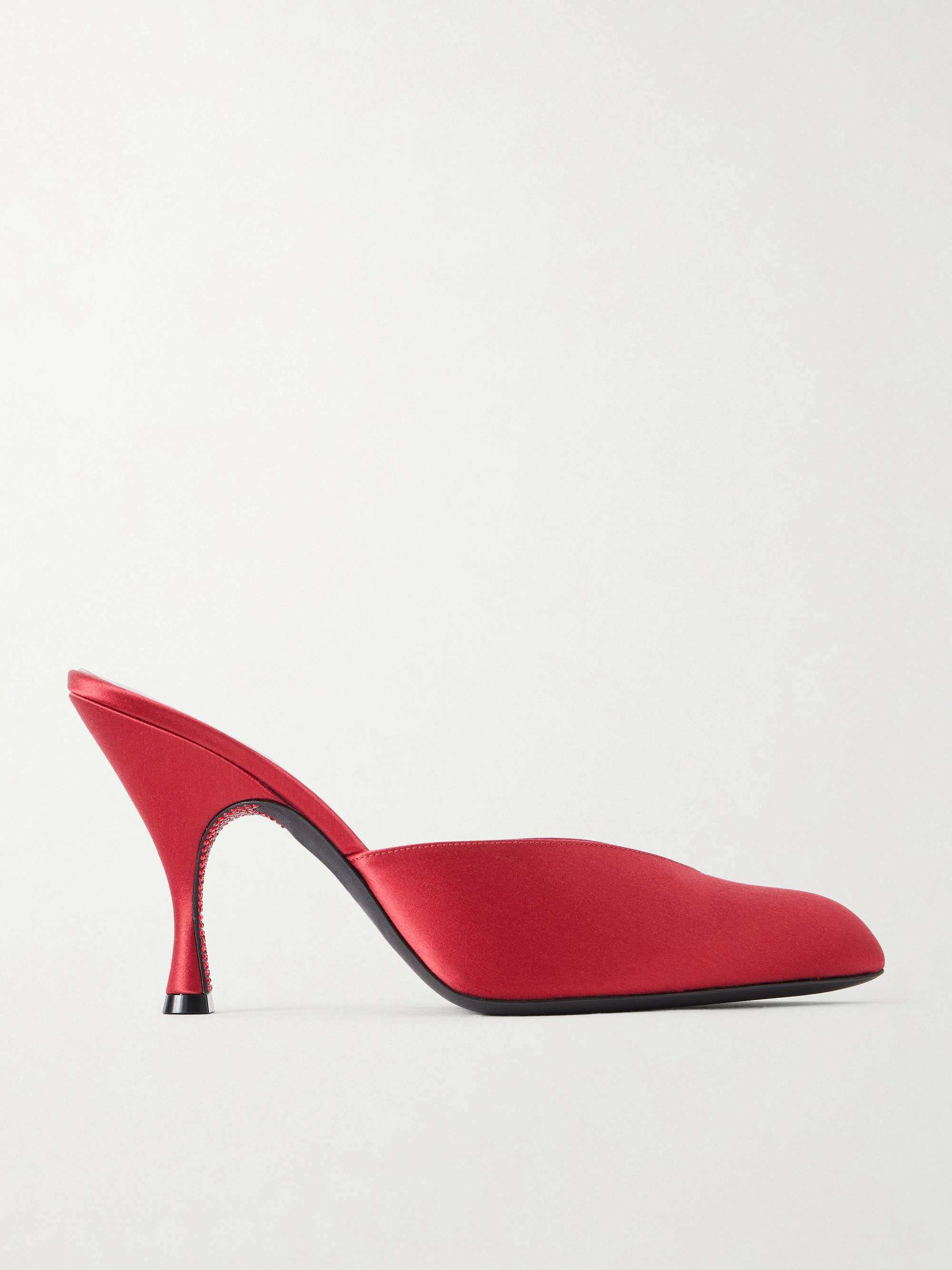 Sitting Pretty 100 Satin Mules