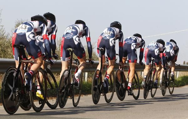 Lotto-Belisol in the Tirreno-Adriatico team time trial