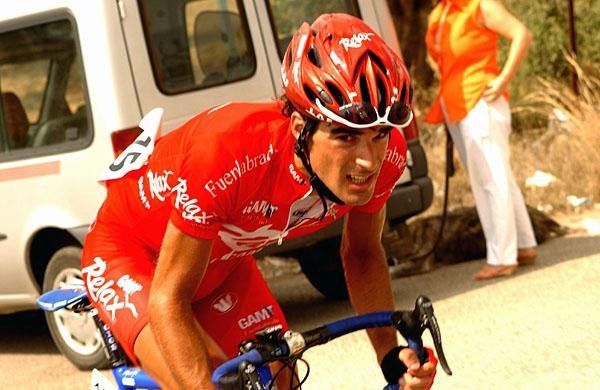 Jorge Garcia Marin (Relax) was part of an early two-man break