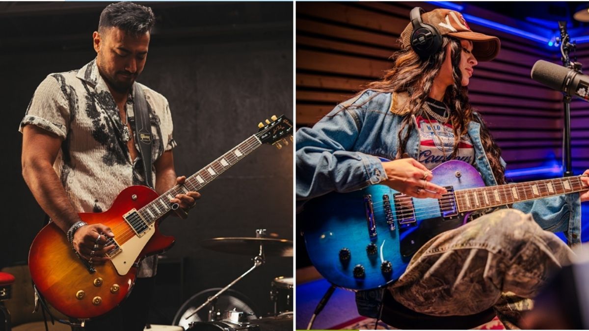 Two guitarists play the new Gibson Les Paul Studio