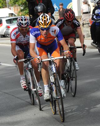 Steven Kruijswijk and Danilo Di Luca, Tour de Suisse 2011, stage two