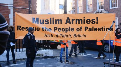 Hizb ut-Tahrir Britain protest