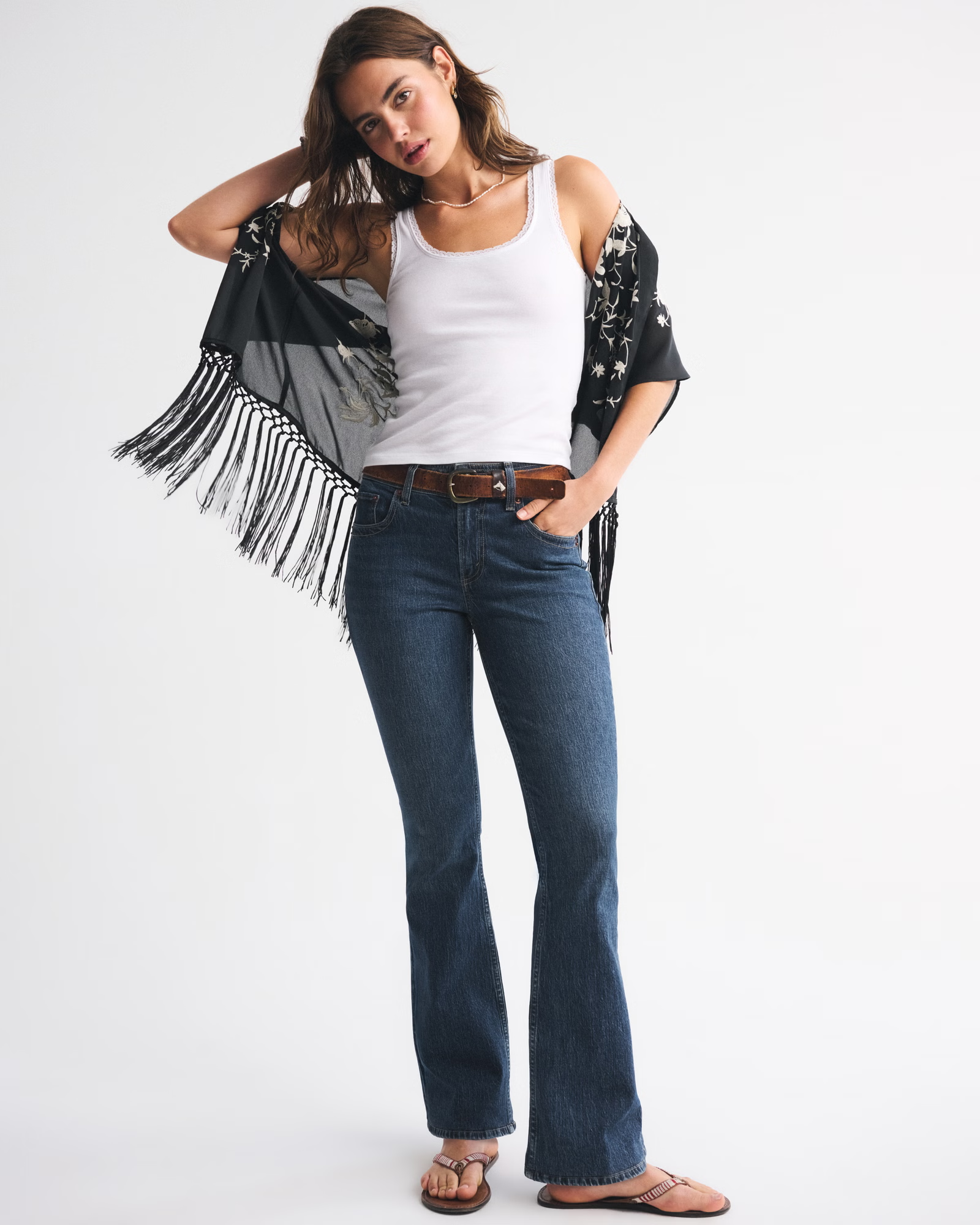 An image of a tassel shawl.