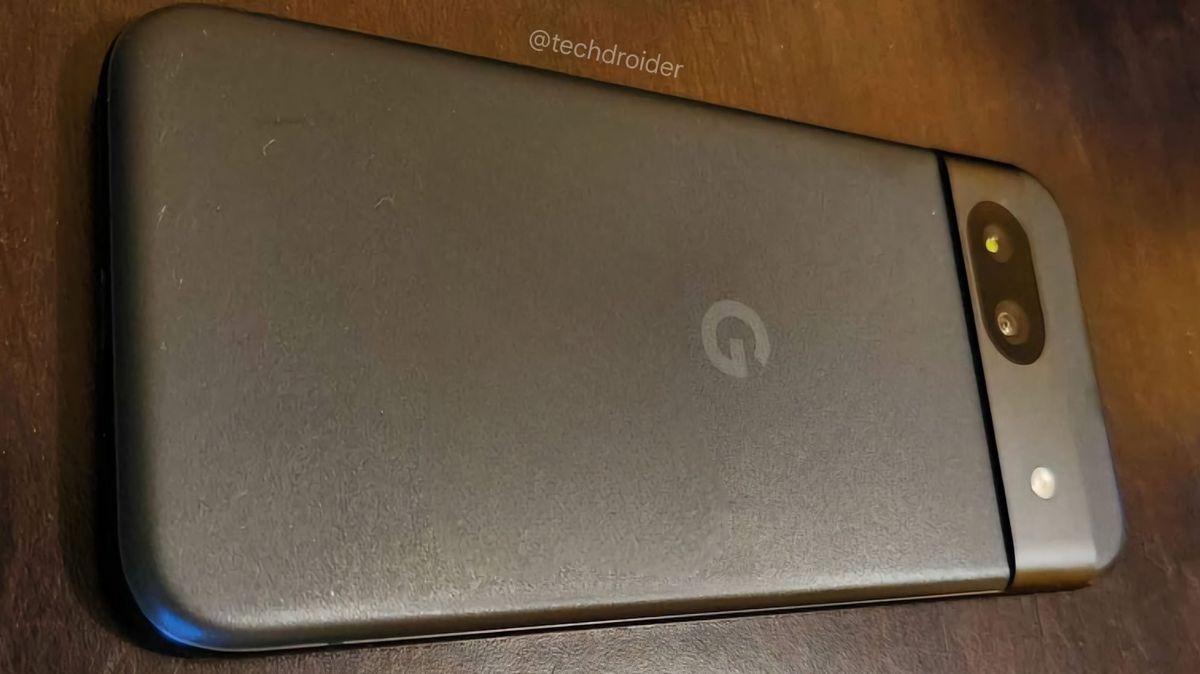 Alleged image of the Google Pixel 8a, from the back