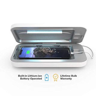 PhoneSoap Go- Mobile Battery Powered UV Sanitzer - White