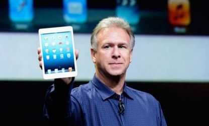 Behold: Apple Senior Vice President of Worldwide product marketing Phil Schiller introduces the iPad Mini on Oct. 23.