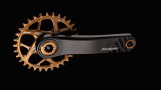 Hope Carbon crankset with Bronze chainring