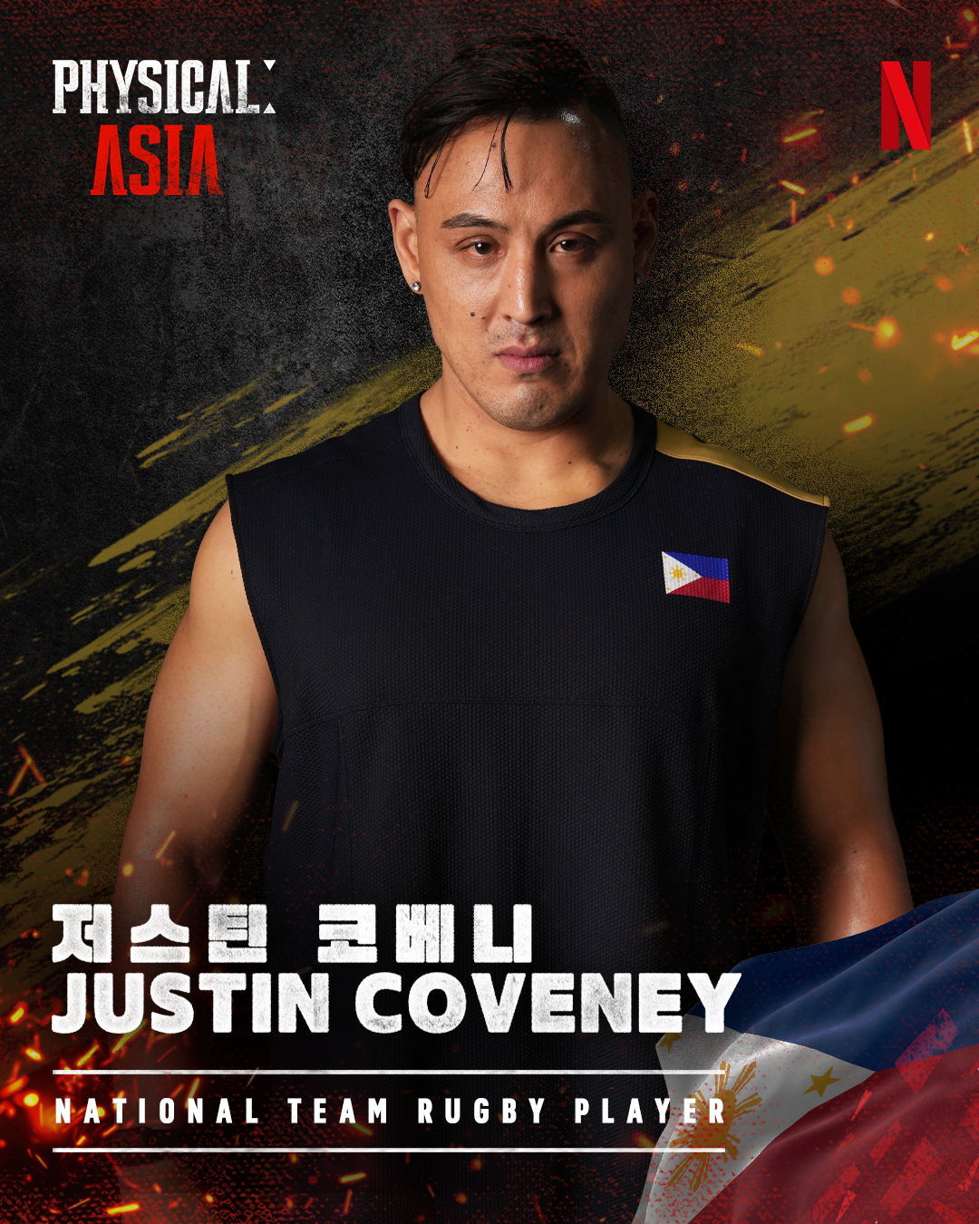 Justin Coveney's portrait for Netflix's 'Physical: Asia.'