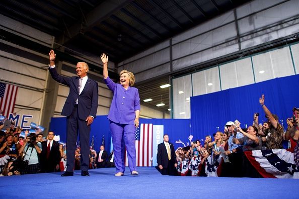 Joe Biden and Hillary Clinton.