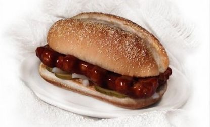 The McRib gained such a cult following it was parodied in 'The Simpsons' as a new Krusty Burger product named the "Ribwich."